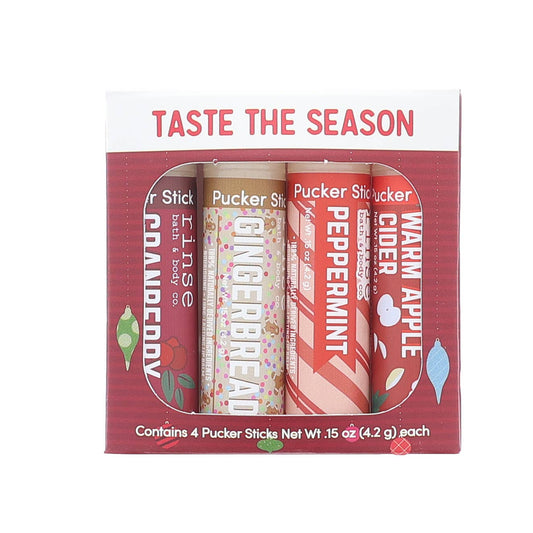 Holiday Pucker Stick - Lip balm 4-Pack