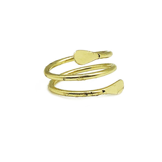 Coil With Flat Ends adjustable ring