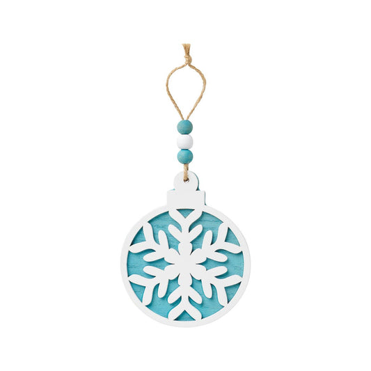 Blue Snowflake ornament