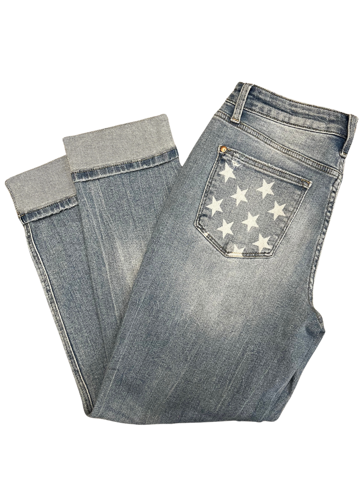 Amy Judy Blue American Stars Cuffed Jeans