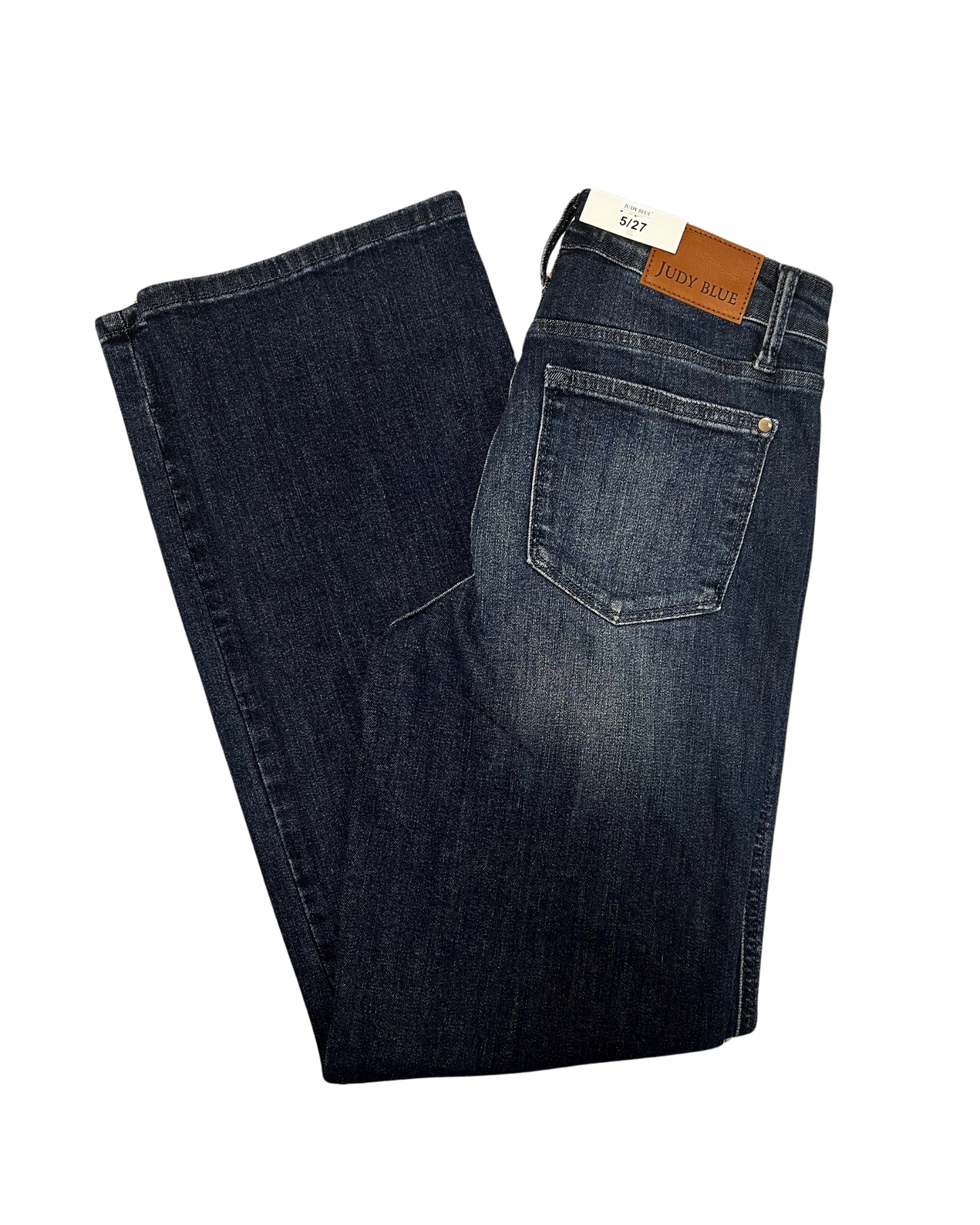 Brianna- Judy Blue mid-rise straight jeans