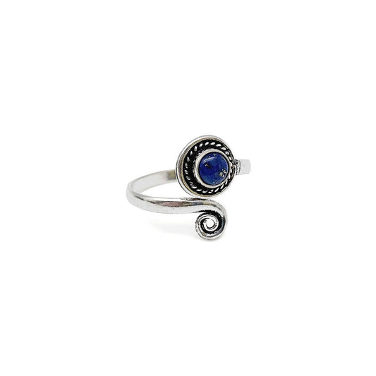 Silver with Lapis ring