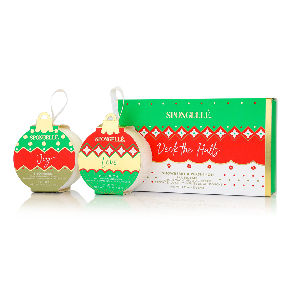 Spongelle Holiday Ornament Gift Set Christmas