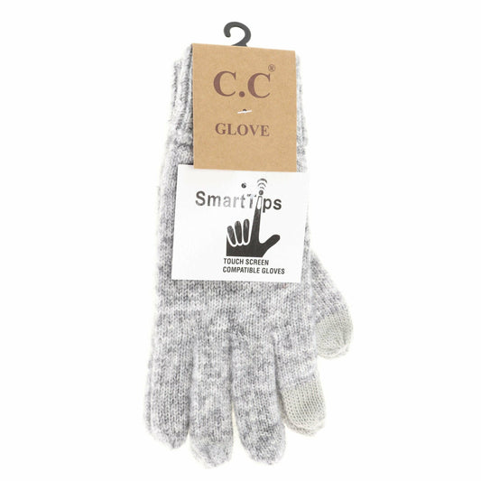 Soft Ribbed Knit Gloves