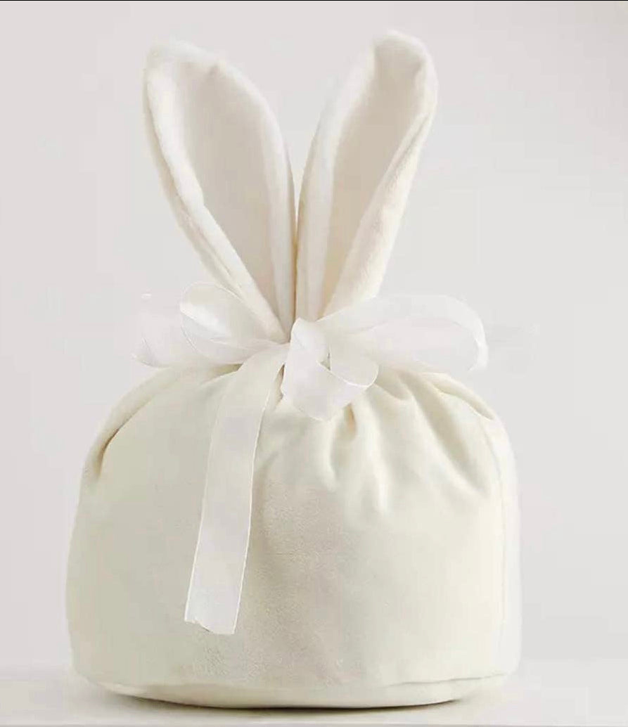 Velvet bunny bags