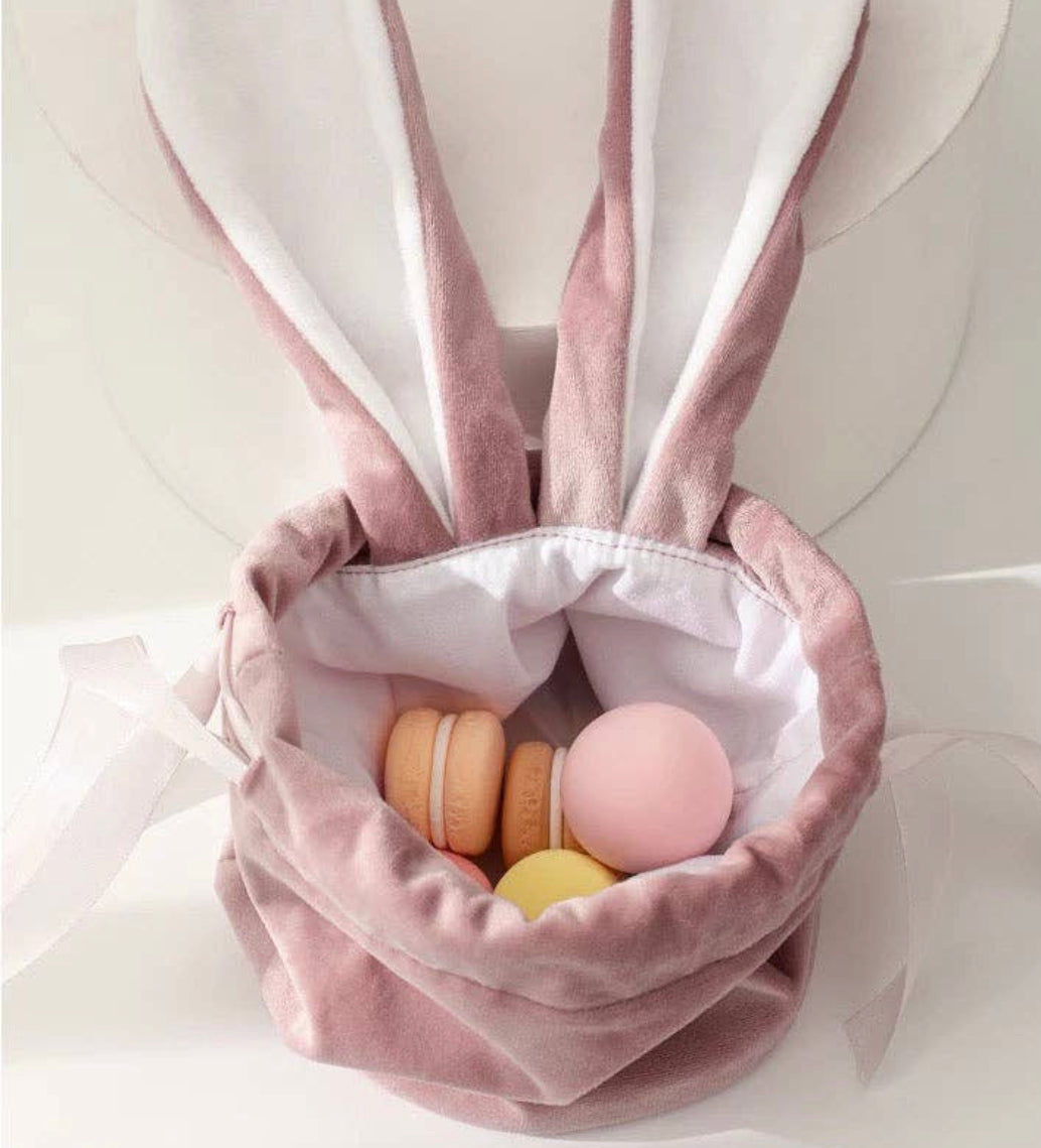 Velvet bunny bags